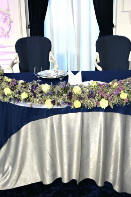 Table Decor Made of Delicate Flowers