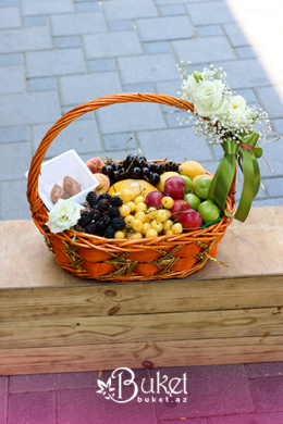 Fruit Basket with Sweets
