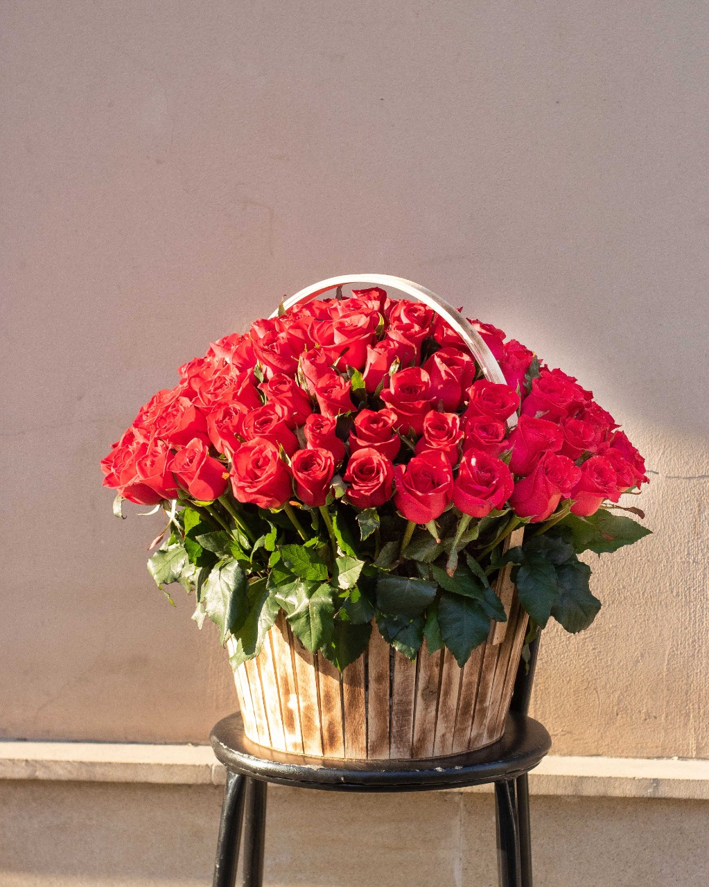 101 Red rose |  Red rose bouquet | 101 roses basket